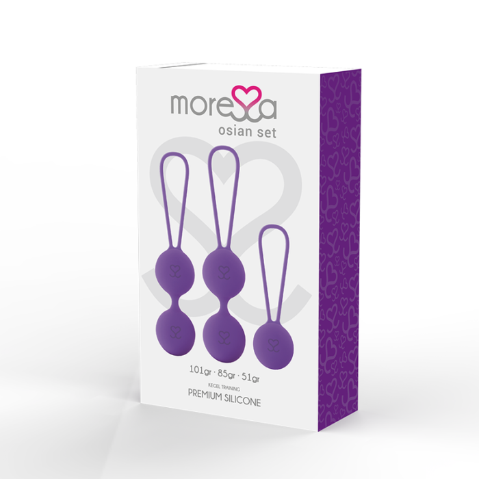 velvety touch.OSIAN SET is the ideal accessory for pelvic floor training