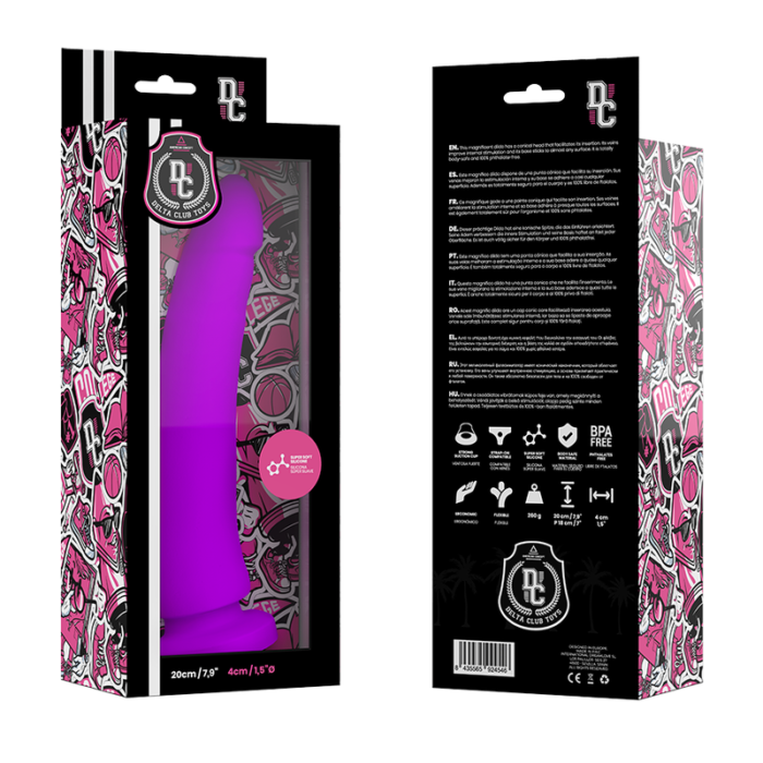 you should also use the disinfectant spray that perfectly suits your partner; A few sprays are enough to optimally clean your toys.MEASURES;	Measurements: 20 cm. length x 4 cm. diameter.THE DELTACLUB BRANDDELTACLUB © develops high-quality dildos in the USA for modern women or adventurous couples. The realistic but effective designs make DELTACLUB products first-class and unique sex toys thanks to their MEDICAL SILICONE material. The quick time to warm up to body temperature and the perfect design of each toy speak for themselves. Whether integrated into foreplay