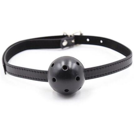 The current use of Fetish fits into the sexual realm. It refers in popular language to the pleasure or admiration of certain body parts or objects in a way that produces excitement or pleasure. Ohmama offers you all the elements and accessories so you can carry them out like never before without complexes using the highest quality materialsCharacteristics	Breatheable ball gag	Ball diameter: 4.5 cm 	Adjustable straps	Phthalates-free​THE BRANDThe Ohmama product range is perfect for gifts. A product available to everyone with perfect quality. A unique combination in this line of toys