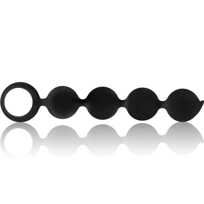 our Black&Silver? Lennon Beads? are the perfect option for beginners or advanced players who want to explore the delights of anal play. Let your desires run wild as you collect rewards for him or her - it's sure to bring you extreme pleasure. Why Black&Silver? Lennon Beads? we give you 4 exclusive reasons that will make you look for these anal beads with a silky touch. Body-friendly silicone Unisex: The device can be used by people of all sexes Perfectly suitable for use underwater. Ideal for beginners and anal training. Black&Silver? Lennon Beads? The start of very satisfying anal play! Measures; 15cm total length x 2.3cm Black&Silver? Lennon Beads? perfect for sensual backdoor games: The anal beads come in a set of varied structure and a soft surface made of silicone. With 5 elements