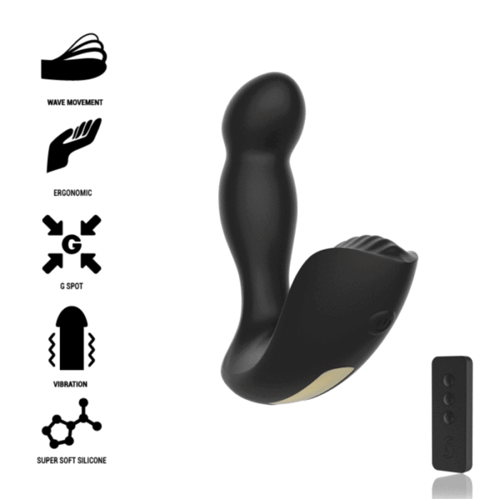 IBIZATechnology™ Anal Wave is a prestigious vibrating  remote control prostate massager that moves back and forth to take you to the ultimate pinnacle of prostate pleasure. It has a wide range of powerful vibration modes and is suitable for simultaneous massage of the prostate and perineum. With its ergonomic fit and waterproof design