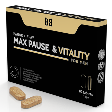 Do you want to enjoy a longer and more satisfying sexual encounter? Do not look any further! We have the perfect product for you: MAX PAUSE & VITALITY RETARDANT FOR MEN. We know that as a man
