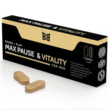 Do you want to enjoy a longer and more satisfying sexual encounter? Do not look any further! We have the perfect product for you: MAX PAUSE & VITALITY RETARDANT FOR MEN. We know that as a man