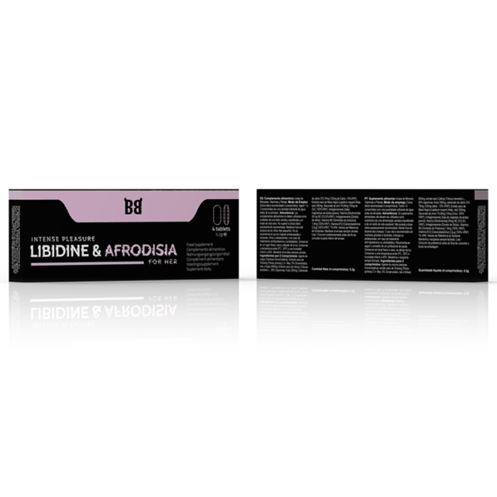 formulated with natural ingredients that act as libido enhancers and aphrodisiacs. What does this mean? That will help you awaken your sexual desire and enjoy more pleasant relationships.This food supplement contains a careful selection of vitamins and minerals that contribute to the normal functioning of the hormonal system and energy metabolism. Why is this important? Because a hormonal imbalance can negatively affect your libido and your ability to enjoy sex. With LIBIDINE & AFRODISIA INTENSE PLEASURE FOR WOMEN