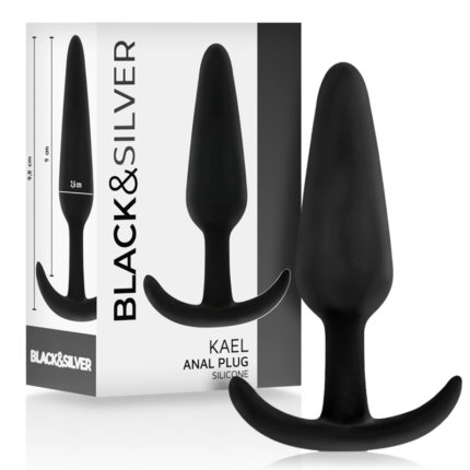 A design designed for a delicious progressive introduction. The Black&Silver™ Hansel™ Plug is an ideal toy for both beginners and experts in anal play. Their rigidity is not without flexibility and the variety of shapes and sizes make them essential for all lovers of anal sex. They are easy to clean and the touch of the silicone with which they are made is extra soft.Why Black&Silver™ Hansel™ we give you 4 exclusive reasons that will send you looking for these silky-touch anal beads.	Body friendly silicone	Unisex: The device can be used by people of all genders	Perfectly suitable for use underwater.	Ideal for beginners and advanced playersBlack&Silver™ Hansel™ The beginning of a very satisfying anal game!	Measures; 9.8 cm total length x 2.6 cmDISCOVER Black&Silver™ Hansel™Endless pleasures with this velvet touch silicone anal stimulator. Endowed with several projections and valleys