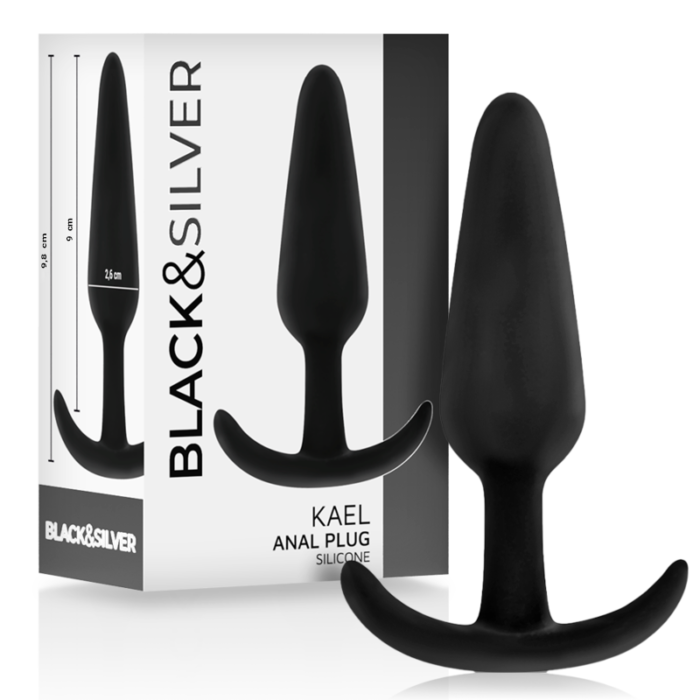 A design designed for a delicious progressive introduction. The Black&Silver™ Hansel™ Plug is an ideal toy for both beginners and experts in anal play. Their rigidity is not without flexibility and the variety of shapes and sizes make them essential for all lovers of anal sex. They are easy to clean and the touch of the silicone with which they are made is extra soft.Why Black&Silver™ Hansel™ we give you 4 exclusive reasons that will send you looking for these silky-touch anal beads.	Body friendly silicone	Unisex: The device can be used by people of all genders	Perfectly suitable for use underwater.	Ideal for beginners and advanced playersBlack&Silver™ Hansel™ The beginning of a very satisfying anal game!	Measures; 9.8 cm total length x 2.6 cmDISCOVER Black&Silver™ Hansel™Endless pleasures with this velvet touch silicone anal stimulator. Endowed with several projections and valleys