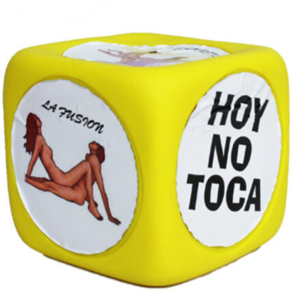 SUPER LARGE KAMASUTRA DICE OF POSTURES YELLOWSuper large 125mm x 125mm dice with different sexual positions