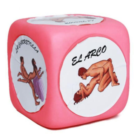 SUPER LARGE KAMASUTRA DICE OF POSTURES PINKSuper large 125mm x 125mm dice with different sexual positions