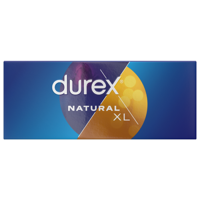 smooth lubricated and transparent shape fits snugly where most needed	Nominal width: 56mm	XL sizeThe special way that it manufactures Durex Natural XL makes that they smell better for that there are no uncomfortable distractions