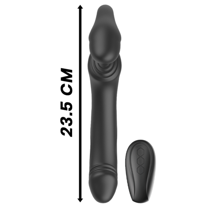 but also an intensive massage of the G-spot. Both partners in the erotic game have maximum fun and can look forward to intimate moments.IBIZA REMOTE CONTROL STRAPPLES VIBRATOR Stands out for its iconic design