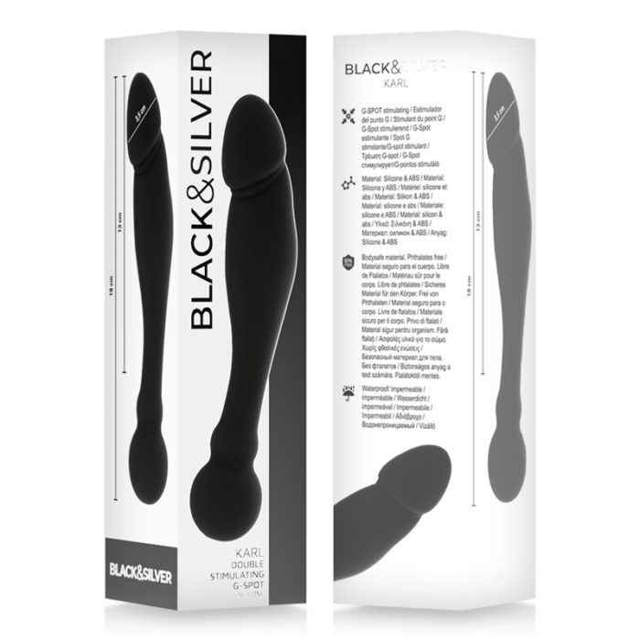 resembling a real penis.Black&Silver™