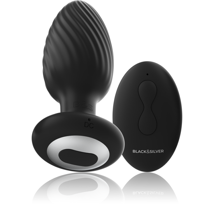 body-friendly silicone Why Black&Silver Welss give you 6 exclusive reasons that will make you look for these silky-touch anal balls with vibration? Body-friendly silicone Intensive rotation programs unisex Waterproof (IPX6) Can also be used without the need for the remote control Infinite variety of programs through remote control. whisper mode Lithium ion battery Magnetic USB charging cable included Easy to clean IPX6 3 years warranty DISCOVER Black&Silver Welss Double anal stimulation with the Rotator Black&Silver Welss remote control An anal vibrator with real talent to give you pleasure Double excitement with different stimuli from two powerful motors. A voluminous plug that massages the prostate with its vibrations. In addition