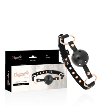 COQUETTE CHIC DESIRE FANTASY presents this vegan leather gag perfect for your BDSM games.Gag designed with non-toxic products