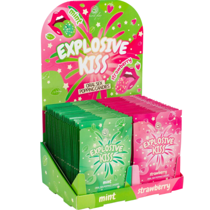 Do you no longer know how to innovate in oral sex and think you've tried everything?These exploding in-your-mouth Popping Candies will convince you there's still a lot to experience.Bring the magic to your mouth and surprise yourself and your partner with a new addictive sensation: little candies that explode on your tongue and make fun 'pops' on your tongue. unexpected. You just have to drop some candies in your mouth to start enjoying its seductive effect.Add an element of surprise to oral sex sessions and prepare to be seduced for life!These explosive sugar candies come in a single-use container and their effervescent effect will make you happy. oral sex an explosive experience. In addition