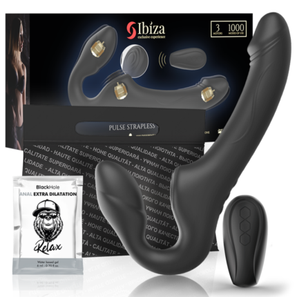 it is completely impossible to resist the temptation for long. The stimulating strap-on is powered by 3 powerful motors inside. So you can combine up to 1