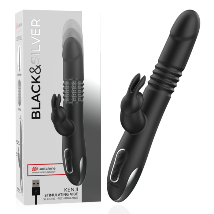 achieving an increase in power with greater durability. Its premium super soft silicone finish is a plus for the most demanding orgasms. All the vibrators and rotators in the new Black&Silver collection are rechargeable via USB