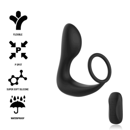 Black&Silver? Anal Massage remote control is a revolutionary prostate toy with which you can stimulate your partner while you use it