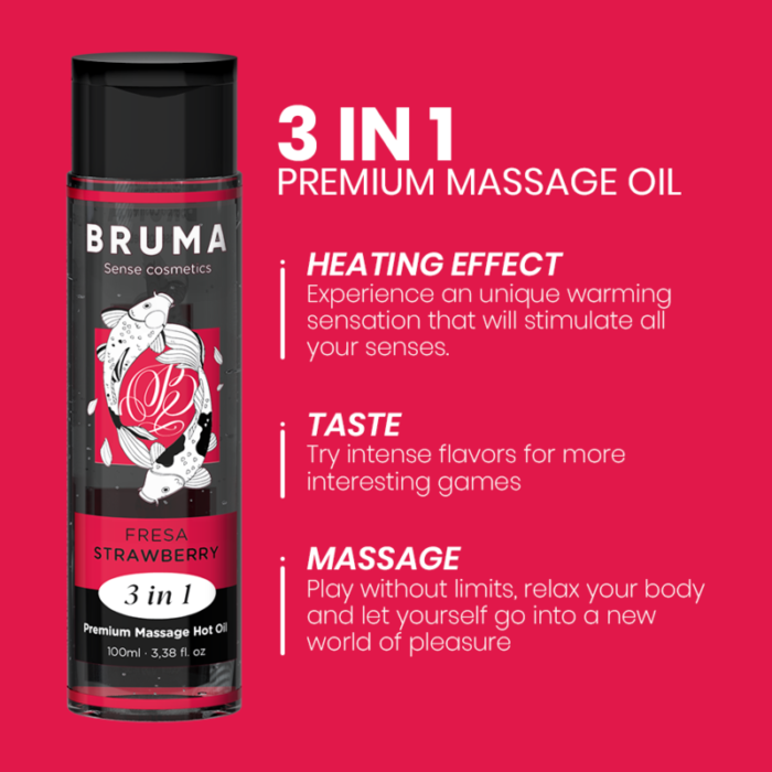 providing a relaxing and stimulating massage with a touch of warmth that makes it even more special. here Here are the highlights developed in detail:	Heat Soothing Effect: MIST Massage Oil is a true relaxation treatment. Its unique formula warms gently upon contact with the skin