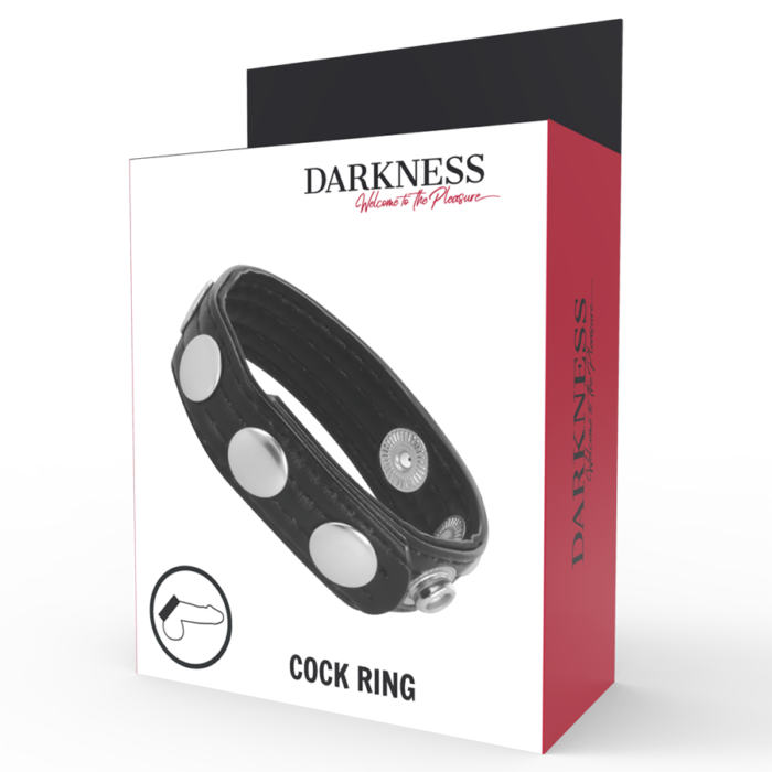 darkness - leather erection ring - Lovex Erootikapood