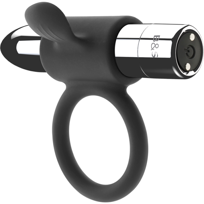 Here comes an especially sugary gift for your best friend! This wonderful male stimulator is disguised as a penis ring and wants to sweeten the hours of your heart. With the Black&Silver Ring you can properly enhance your pleasure lance and give yourself and your loved one tingling stimuli. With its silky-smooth