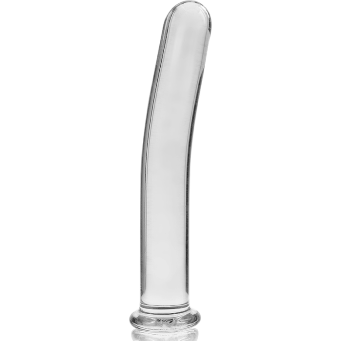 Klaasist dildo MODEL 8 14.5x2 cm (läbipaistev) - Lovex Erootikapood