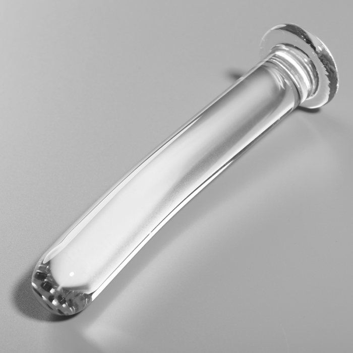 Klaasist dildo MODEL 8 14.5x2 cm (läbipaistev) - Lovex Erootikapood