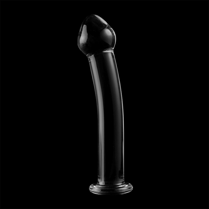 Klaasist dildo MODEL 11 16x3 cm (läbipaistev) - Lovex Erootikapood