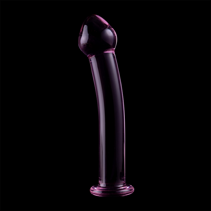 Klaasist dildo MODEL 11 16×3 cm (roosa) - Lovex Erootikapood