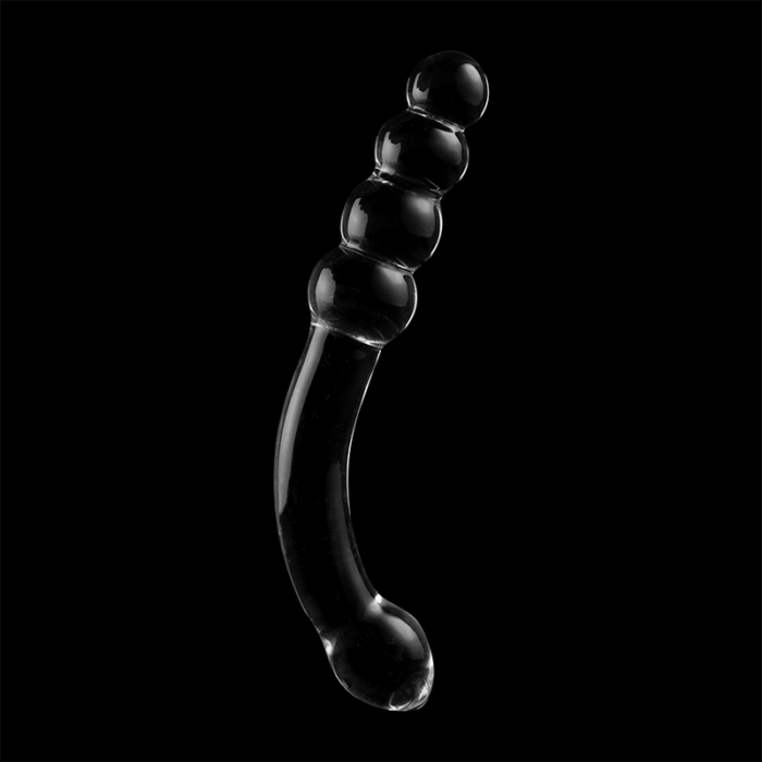 Klaasist dildo MODEL 14 18.5x3 cm (läbipaistev) - Lovex Erootikapood