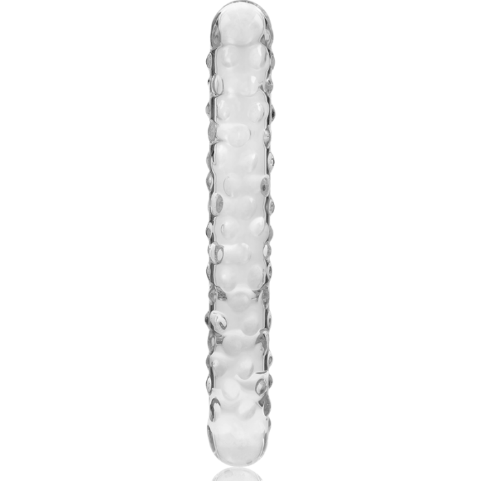 nebula series by ibiza - model 15 dildo borosilicate glass clear 18.5 cm -o- 3 cm - Lovex Erootikapood