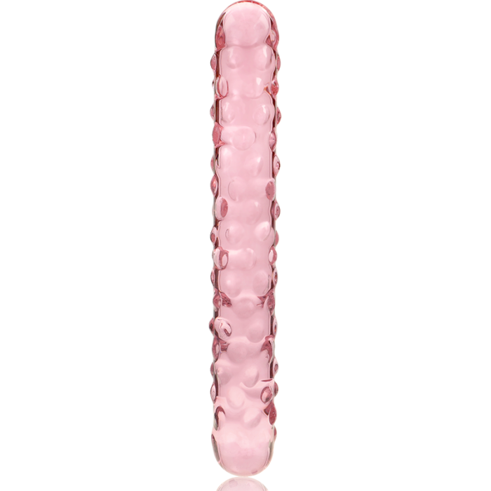 Klaasist dildo MODEL 15 18.5x3 cm (roosa) - Lovex Erootikapood