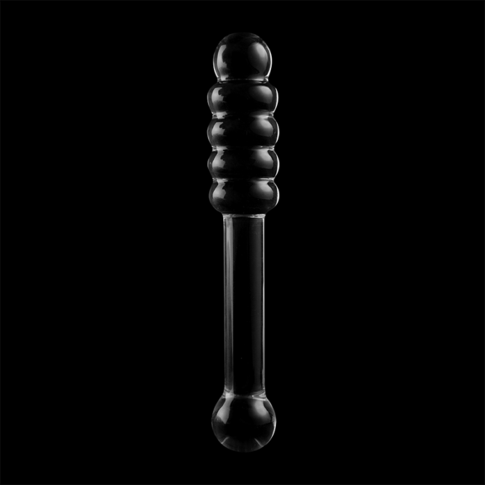 Klaasist dildo MODEL 20 20.5x3 cm (läbipaistev) - Lovex Erootikapood