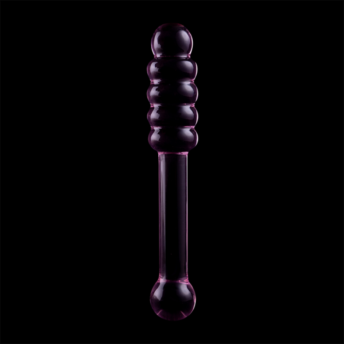 Klaasist dildo MODEL 20 20.5x3 cm (roosa) - Lovex Erootikapood