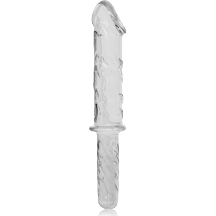 Klaasist dildo MODEL 24 28.5x5 cm (läbipaistev) - Lovex Erootikapood