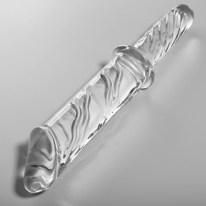 Klaasist dildo MODEL 24 28.5x5 cm (läbipaistev) - Lovex Erootikapood