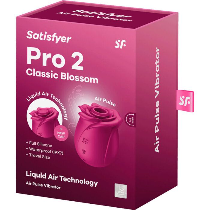 Õhkstimulaator Satisfyer BLOSSOM AIR PULSE PRO 2 - Lovex Erootikapood