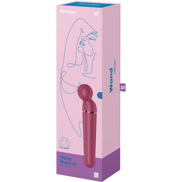 Magic Wand Satisfyer PLANET WANDER + vibraator (punane) - Lovex Erootikapood