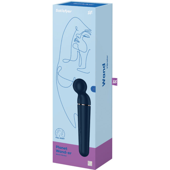 Magic Wand Satisfyer PLANET WANDER + vibraator (sinine) - Lovex Erootikapood