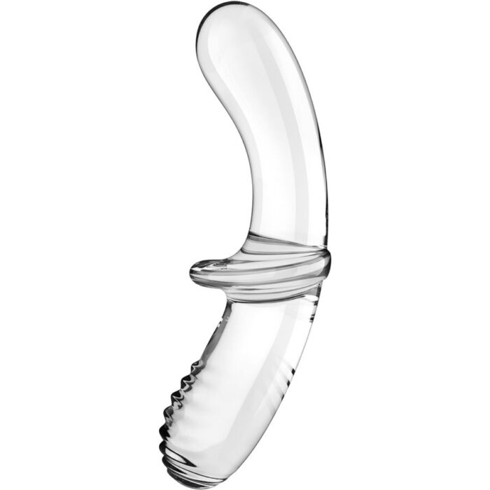 Dildo Satisfyer DOUBLE CRYSTAL (läbipaistev) - Lovex Erootikapood