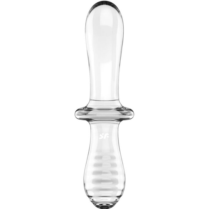 Dildo Satisfyer DOUBLE CRYSTAL (läbipaistev) - Lovex Erootikapood