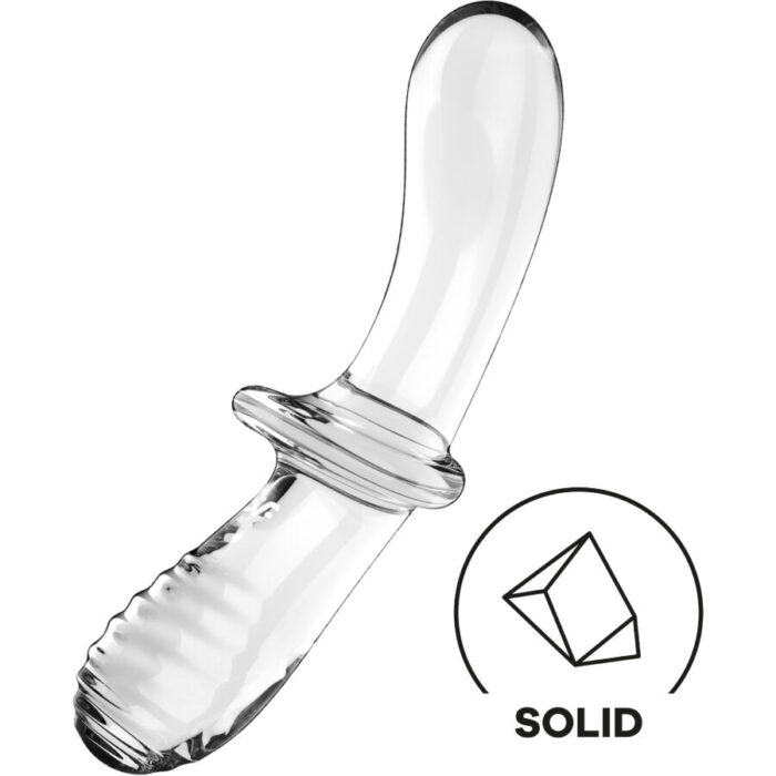 Dildo Satisfyer DOUBLE CRYSTAL (läbipaistev) - Lovex Erootikapood