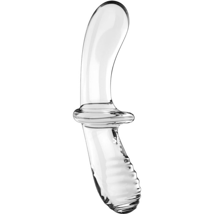 Dildo Satisfyer DOUBLE CRYSTAL (läbipaistev) - Lovex Erootikapood