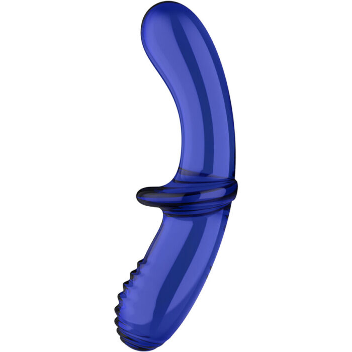 Dildo Satisfyer DOUBLE CRYSTAL (sinine) - Lovex Erootikapood