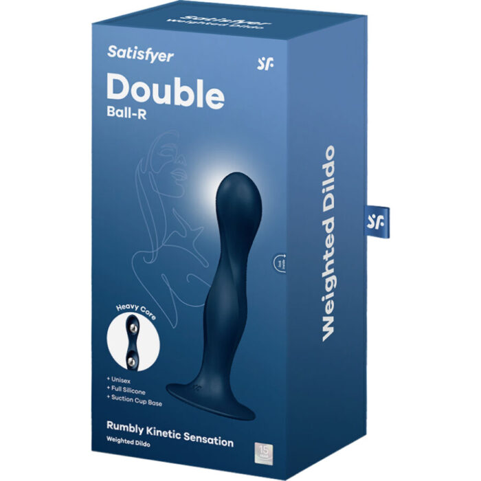 Dildo Satisfyer DOUBLE BALL (sinine) - Lovex Erootikapood