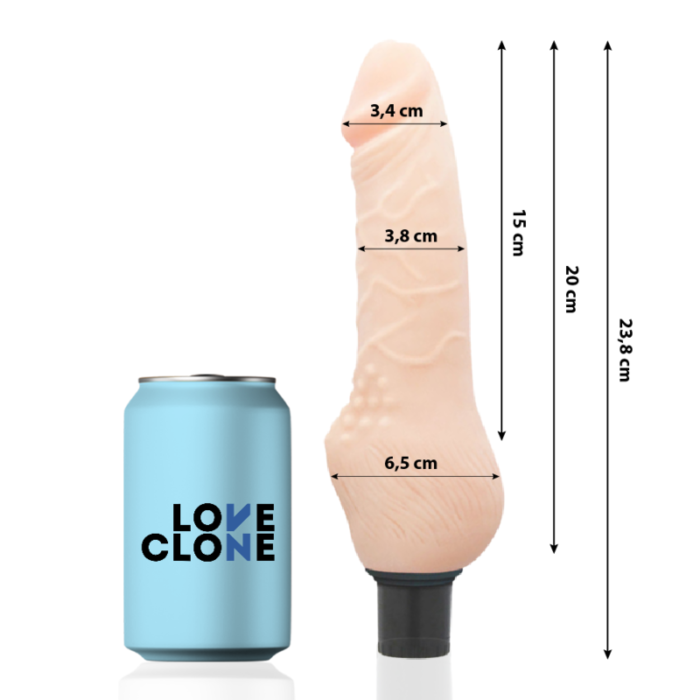 loveclone - daven self lubrication realistic 23.8 cm -o- 3.8 cm - Lovex Erootikapood