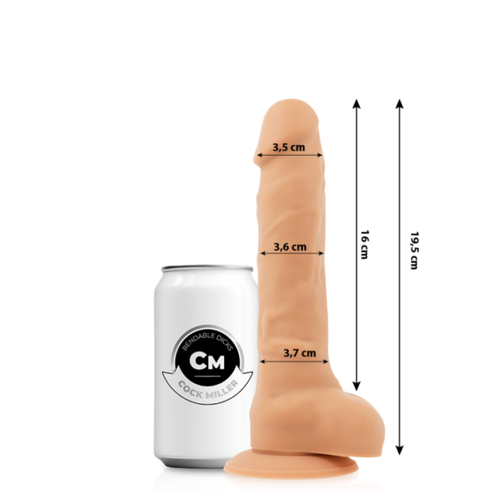 Dildo COCK MILLER COCKSIL 19.5 cm - Lovex Erootikapood