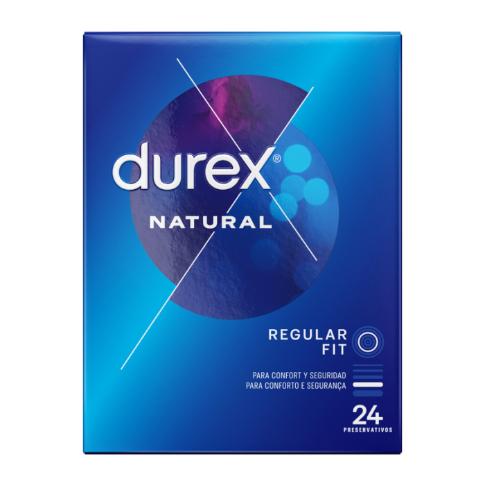 Kondoomid DUREX Natural Plus (24 tk) - Lovex Erootikapood