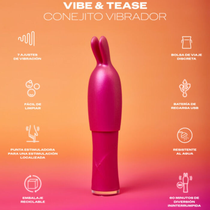 Vibraator DUREX Vibe & Tease - Lovex Erootikapood