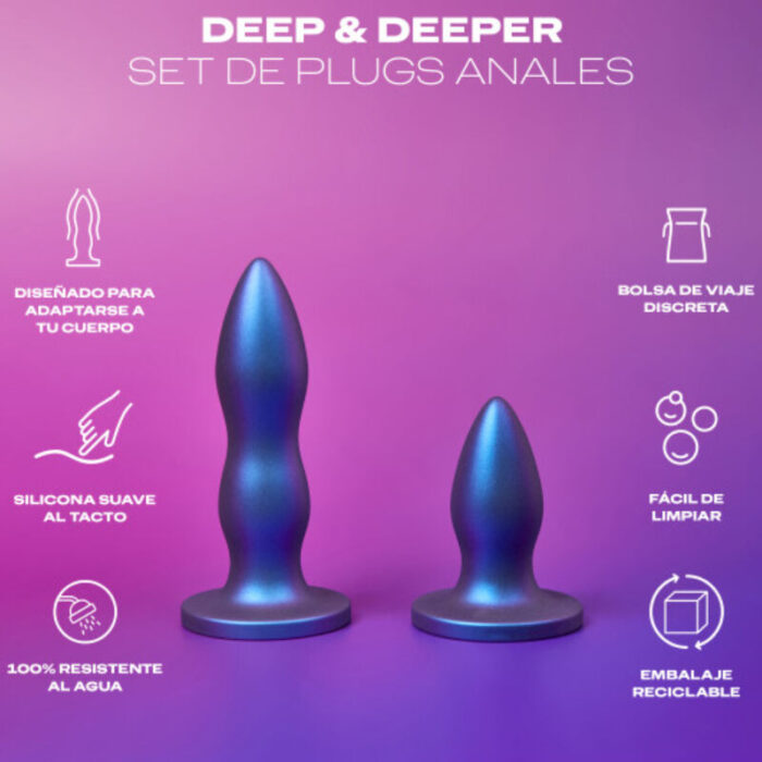 DUREX Toy Set Plug Anal Deep & Deeper - Lovex Erootikapood