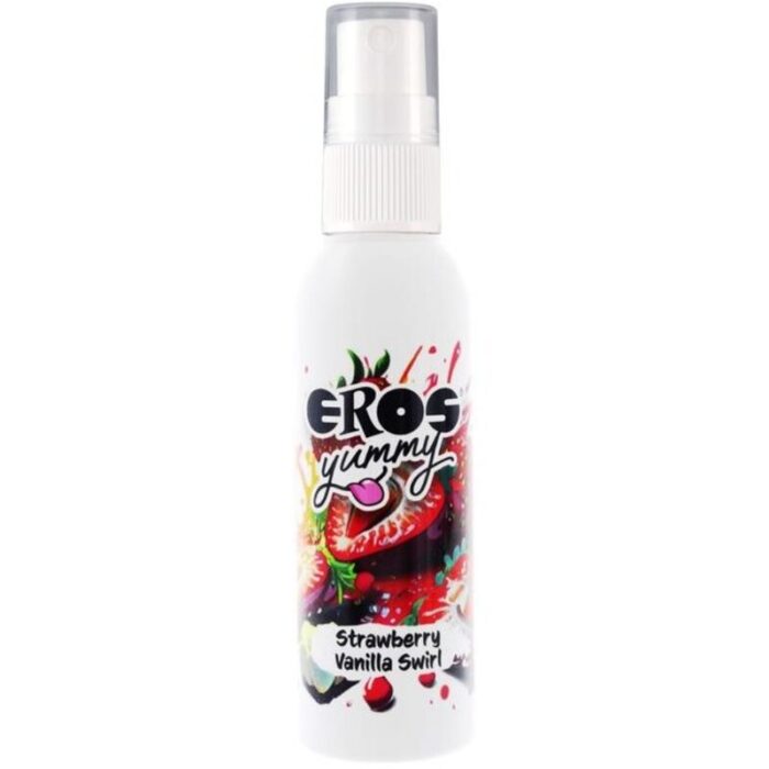 Sprei EROS Yummy Kehasprei Strawberry Vanilla Swirl (50 ml) - Lovex Erootikapood